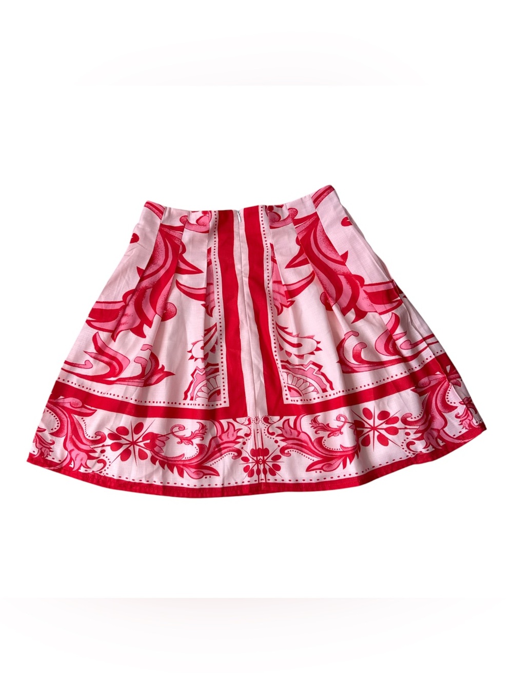 No Brand Printed Linen Blend lined with Pockets Skirt - Picture 5 of 7